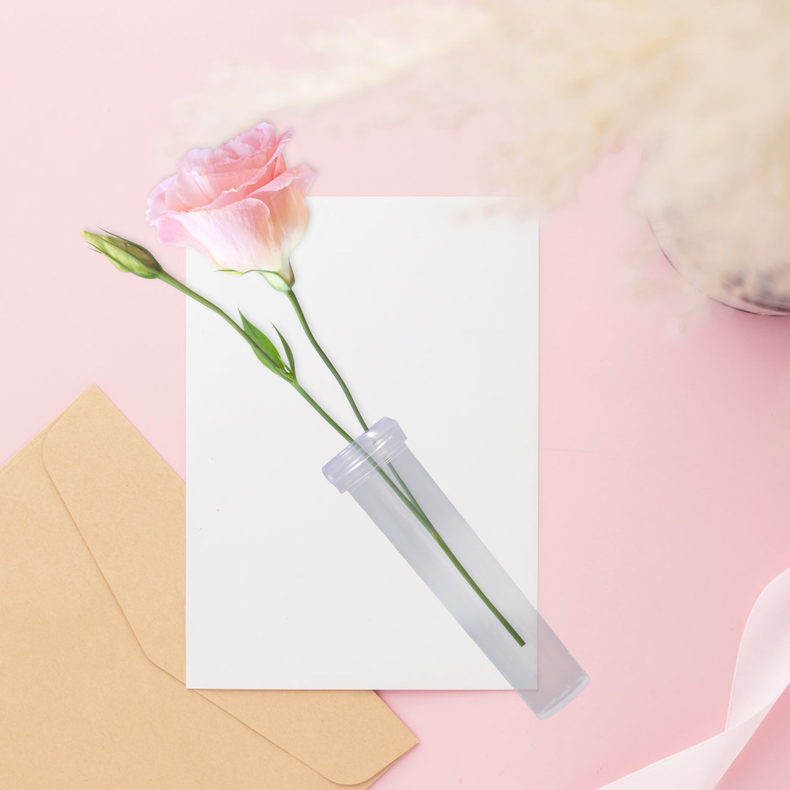 Florist Flower Supply - 100 Adet Besleyici Çiçek Tüpü, Yüksek
