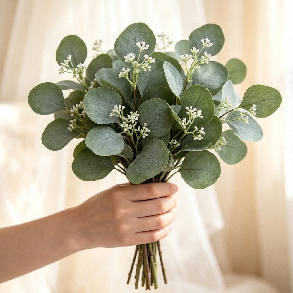 1/3 Adet Yapay Okaliptüs Dalla - Florist Supply Bulk incelemesi ve fiyatı